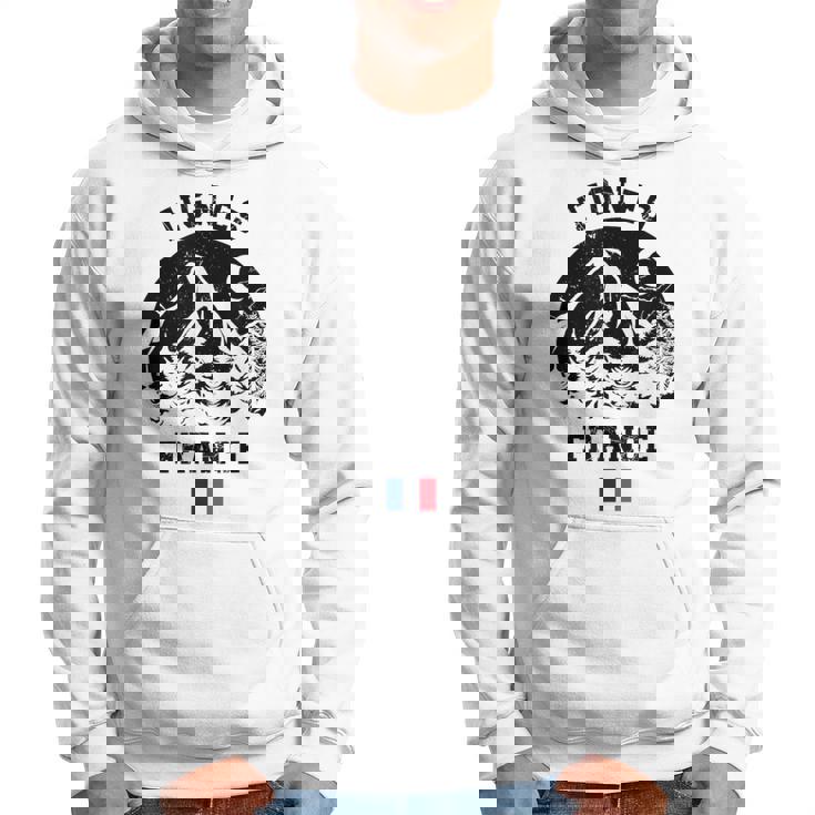 ティニュ フランス アルプス スキー場 アルペンスキー フランス国旗 パーカー