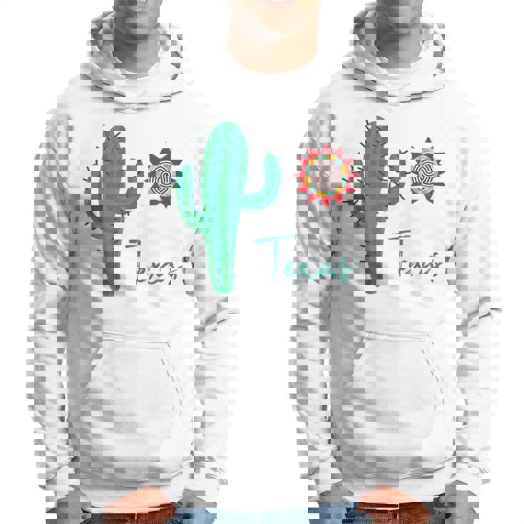 テキサス キュート 気まぐれなサボテン 南西部の太陽 砂漠 バケーション パーカー