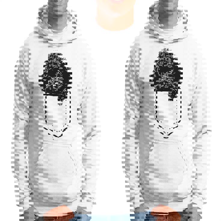 トイプードルのポケット パーカー