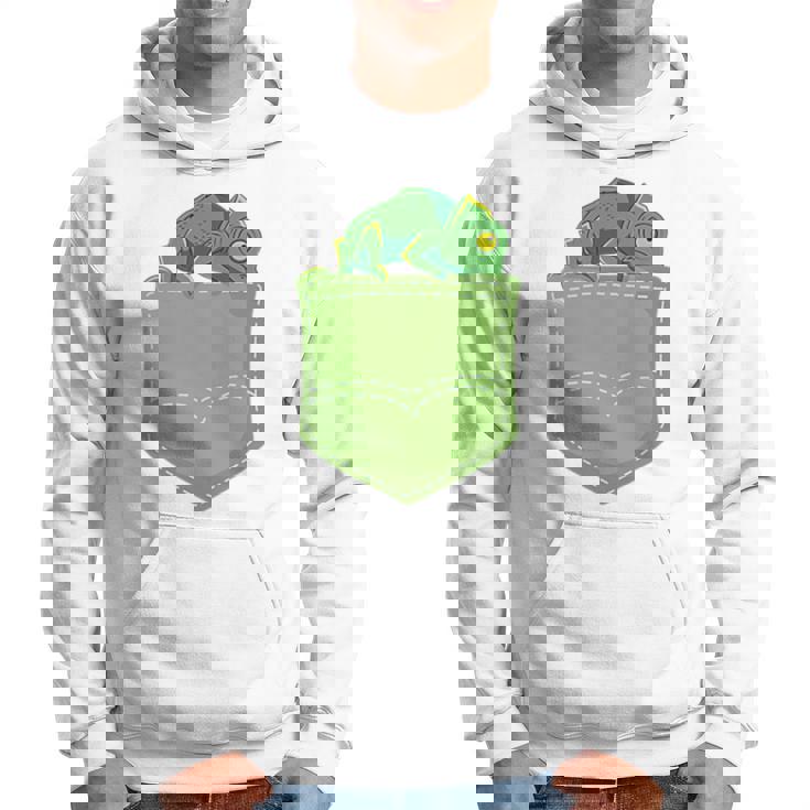 トロピカル アニマル トカゲ 爬虫類ラバー ポケット カメレオン パーカー