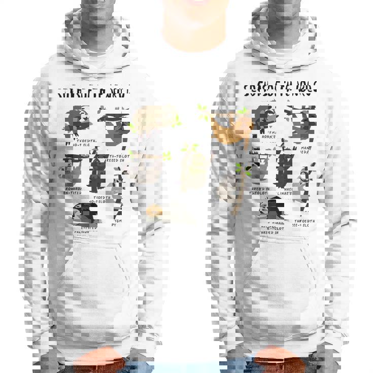 ナマケモノ 面白い動物 キュート ナマケモノ 恋人 ギフト パーカー