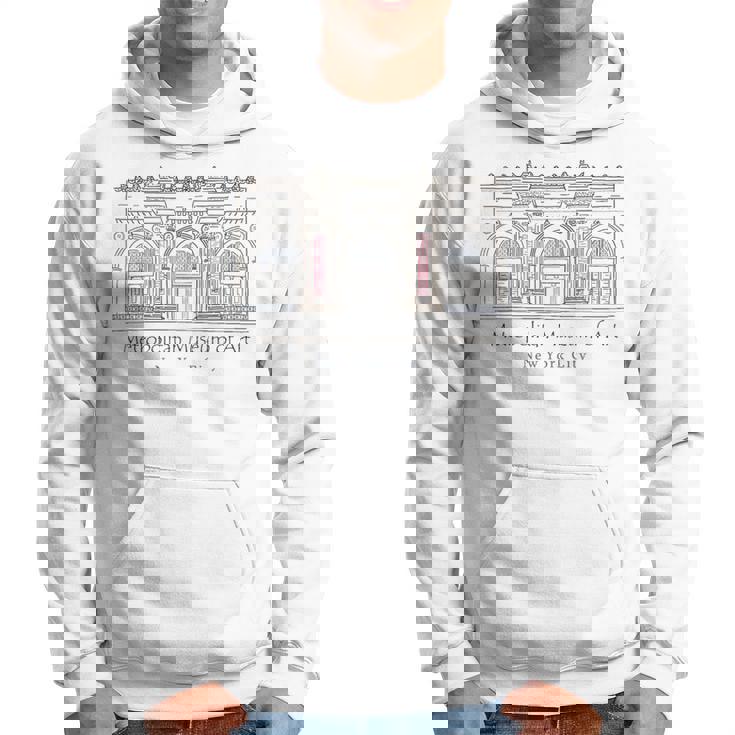 ニューヨーク、メトロポリタン美術館、アメリカ、手描き パーカー