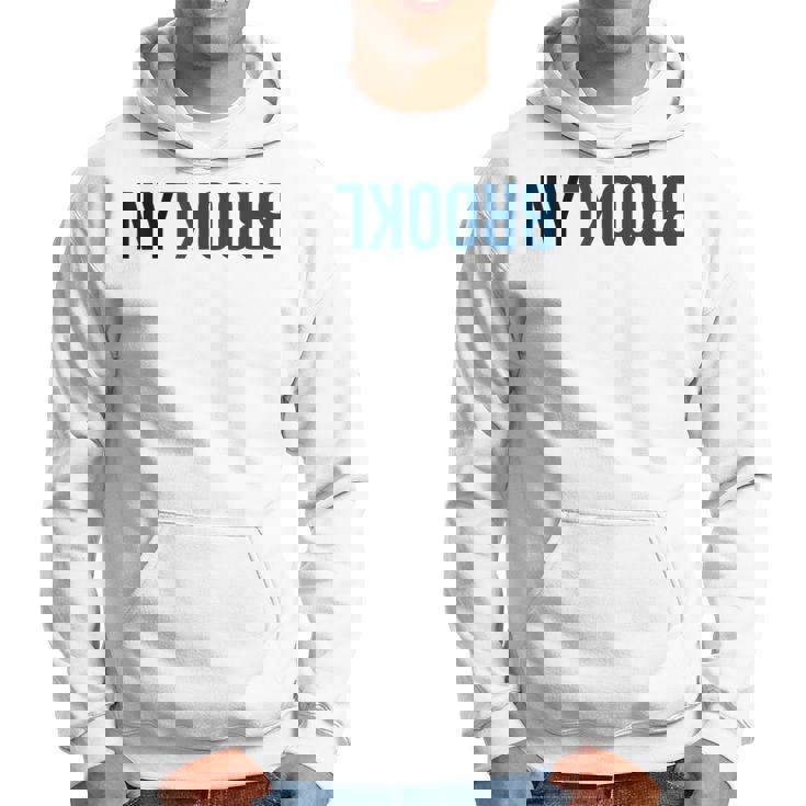 ニューヨークのファンのためのニューヨークブルックリンクリエイティブフリップデザイン パーカー