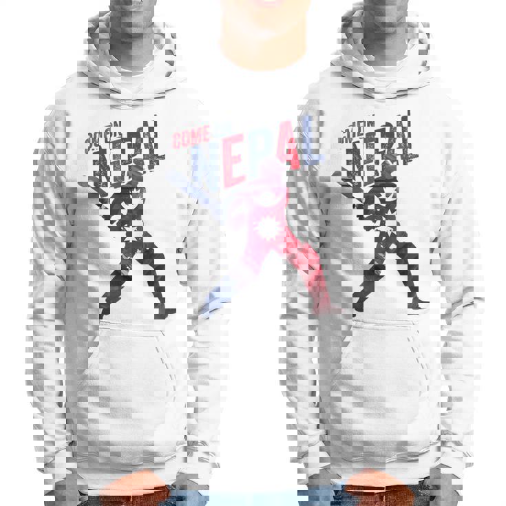 ネパールクリケットジャージ 2024 ネパール国旗サポーター クリケットファン パーカー