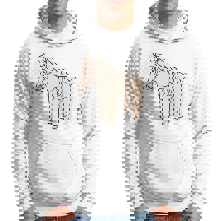 ハニワの馬 埴輪【ゆるフレンズ】歴史土器 シンプル かわいい イラスト 長袖tシャツ パーカー