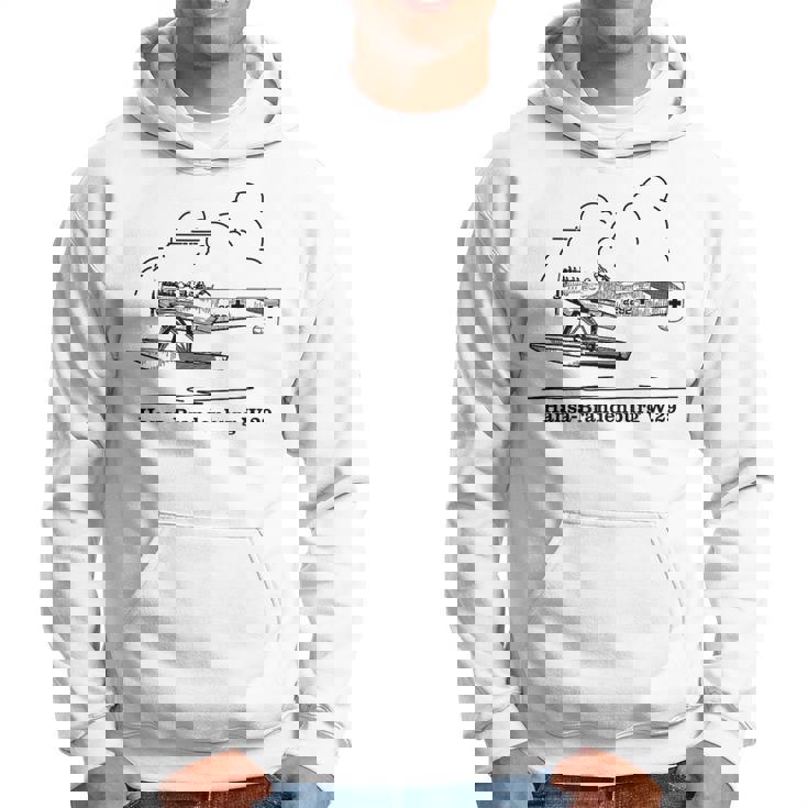 ハンザ ブランデンブルク W29 ドイツ水上飛行機 空飛ぶ雲 パーカー