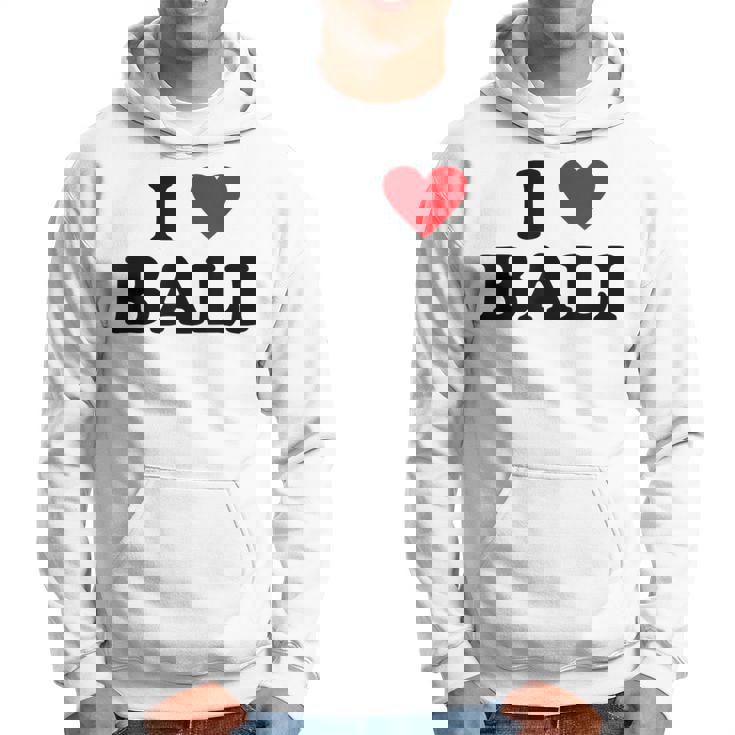 バケーションアイランドハート-ファニーアイラブバリ パーカー