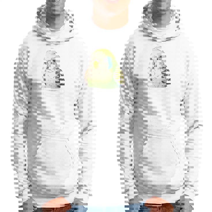 バッグの中のかわいいセキセイインコ、面白いセキセイインコ 長袖tシャツ パーカー