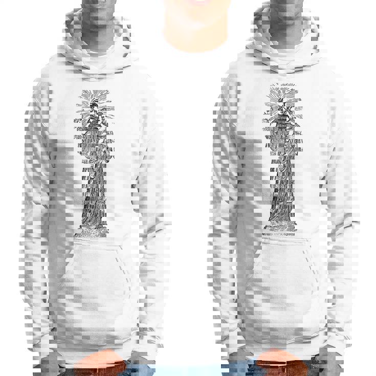 パドヴァの聖アンソニー 赤ちゃん イエス ヴィンテージ カトリック 守護聖人 パーカー