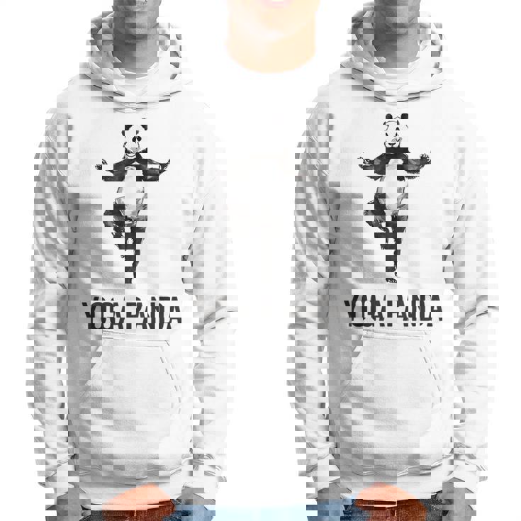 パンダ ヨガポーズ 水墨画 おもしろ 運動 和風 動物 パーカー