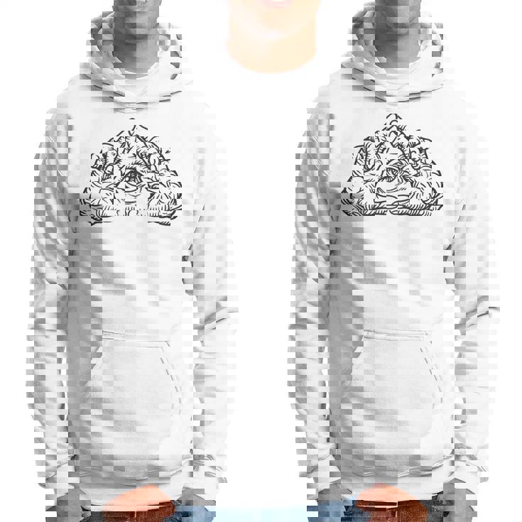 ヒップホップ Y2k Hip Hop ヴィンテージ レトロ エッジの効いたバックプリント ストリートウェア イルミナティ パーカー