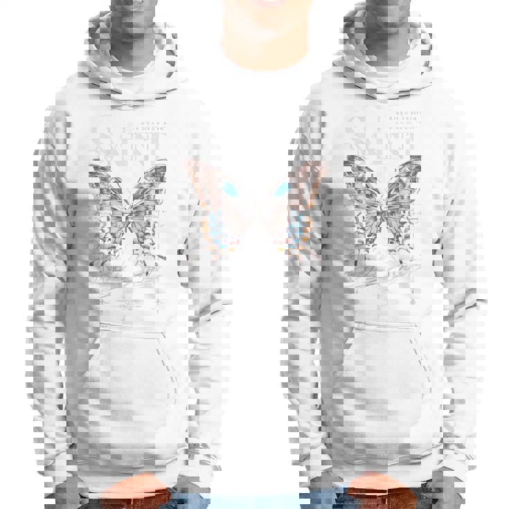 バックプリント ヒップホップ ストリートウェア レトロ Y2k Hip Hop ビンテージ モス バタフライ パーカー