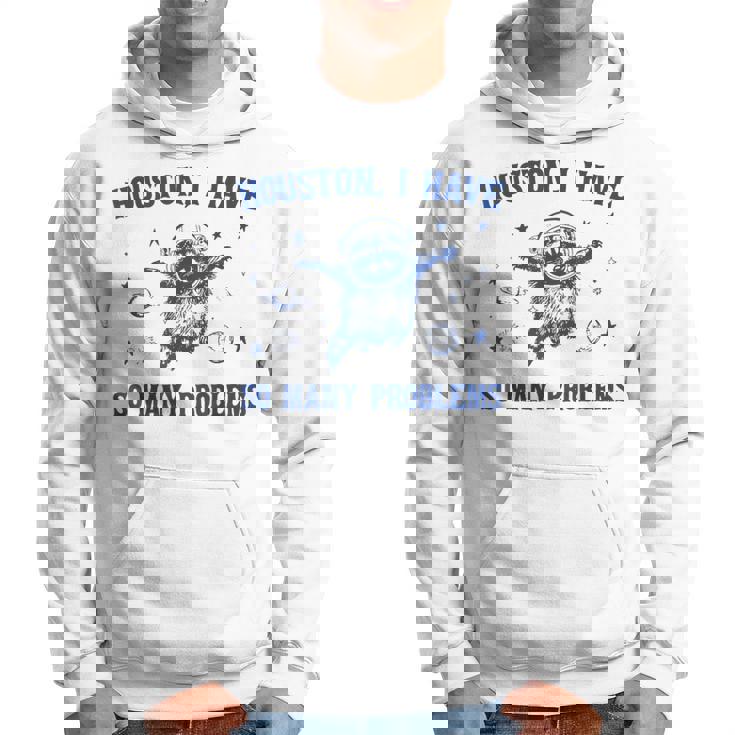 ヒューストン色んな問題を抱えてるおもしろいアライグマ パーカー