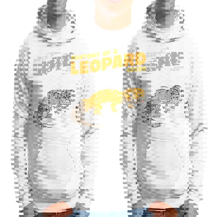 ヒョウ爬虫類ヤモリの解剖学 パーカー