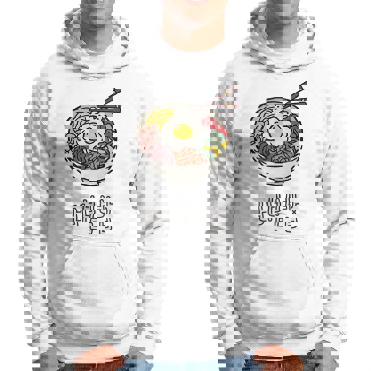 ビビンバボウル 韓国料理 ハングルキャラクター ハングル パーカー