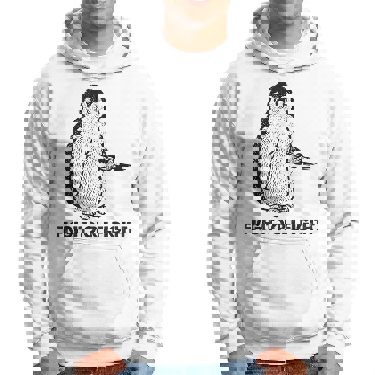 ファイト・オア・フライト・ファニー・ペンギン・パンク パーカー