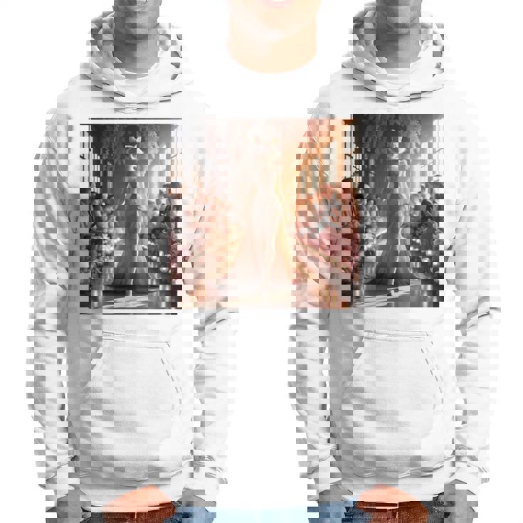 ファンタジー表彰台 美しい猫 長袖tシャツ パーカー