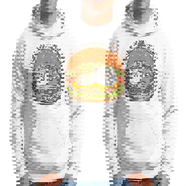 ボンレス犬とボンレス猫 ハンバーガー パーカー