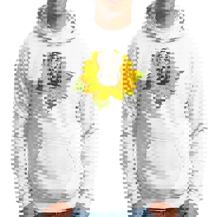 ポケットの中の犬 花 サルーキ パーカー