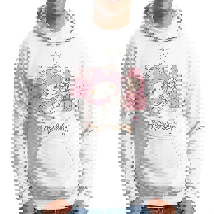 マイメロディ でんわ ライトカラー パーカー