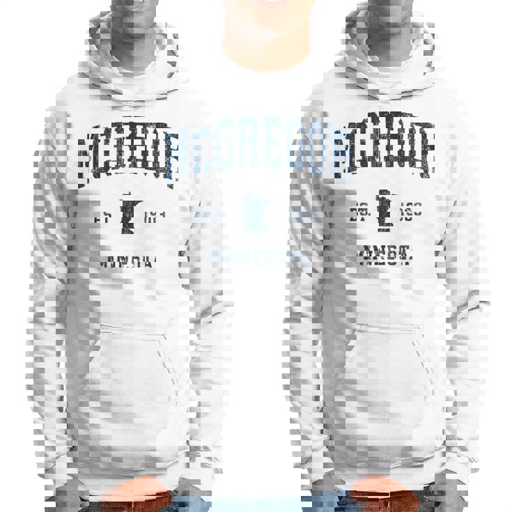 マクレガー ミネソタ Mn ヴィンテージ アスレチック ネイビー スポーツデザイン パーカー