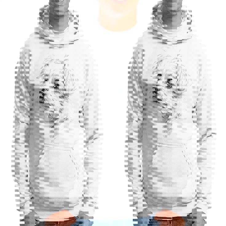 マルチーズ 犬 グラフィック ペット アートワーク マルチーズ パーカー