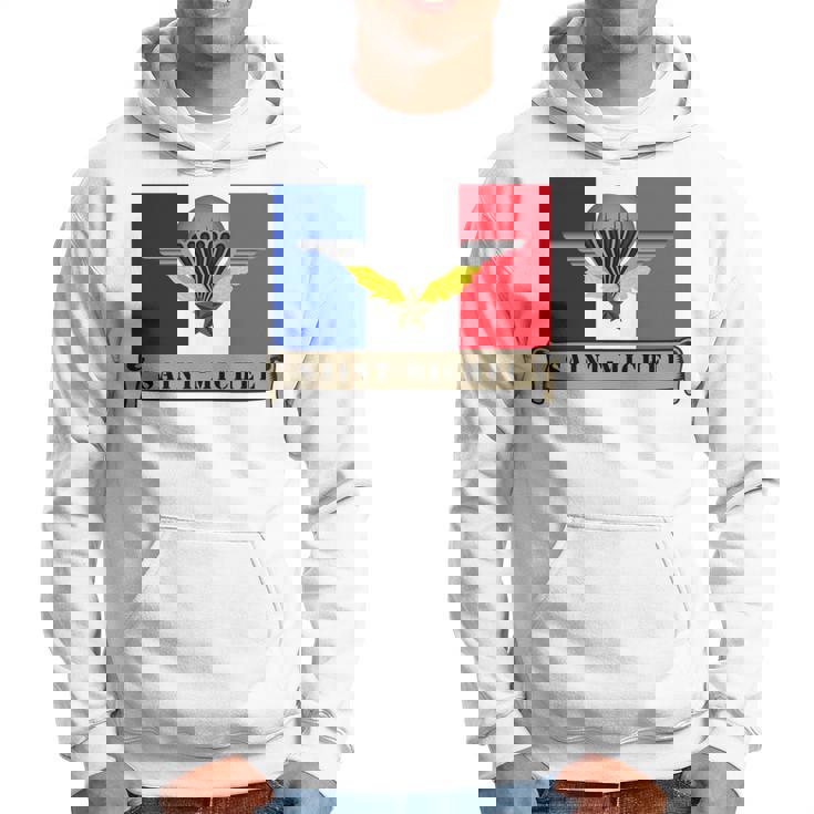 ミリタリー サンミッシェル 守護空挺部隊 フランス軍 長袖tシャツ パーカー