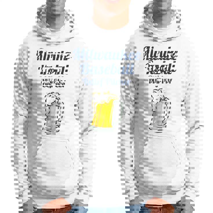 ミルウォーキービールと野球リリーフピッチャー パーカー