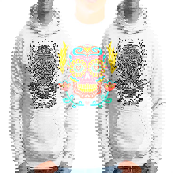 メキシカンホリデー カーニバル マスク カラフル スカル パーカー