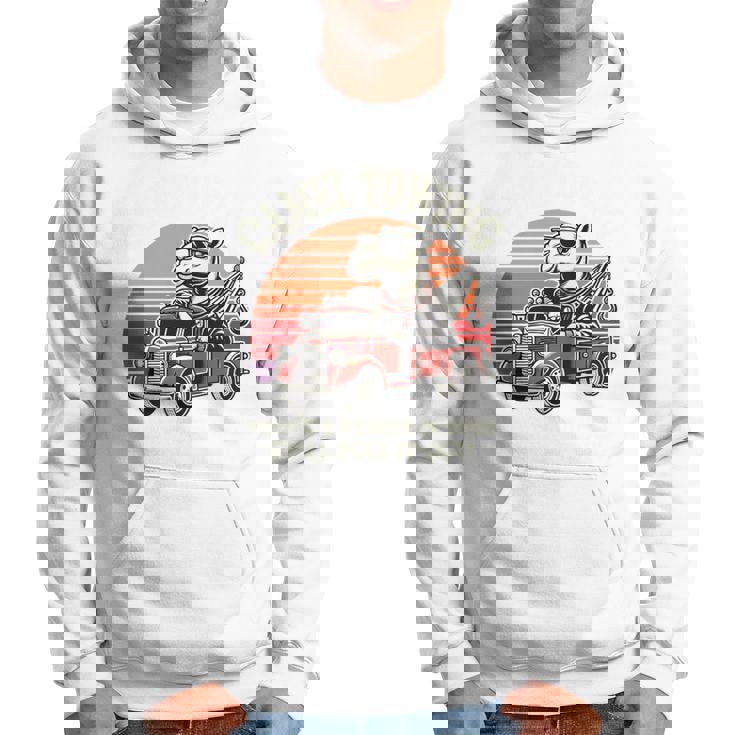 ラクダ牽引、しっかりと固定されている場合は引き出します。 長袖tシャツ パーカー