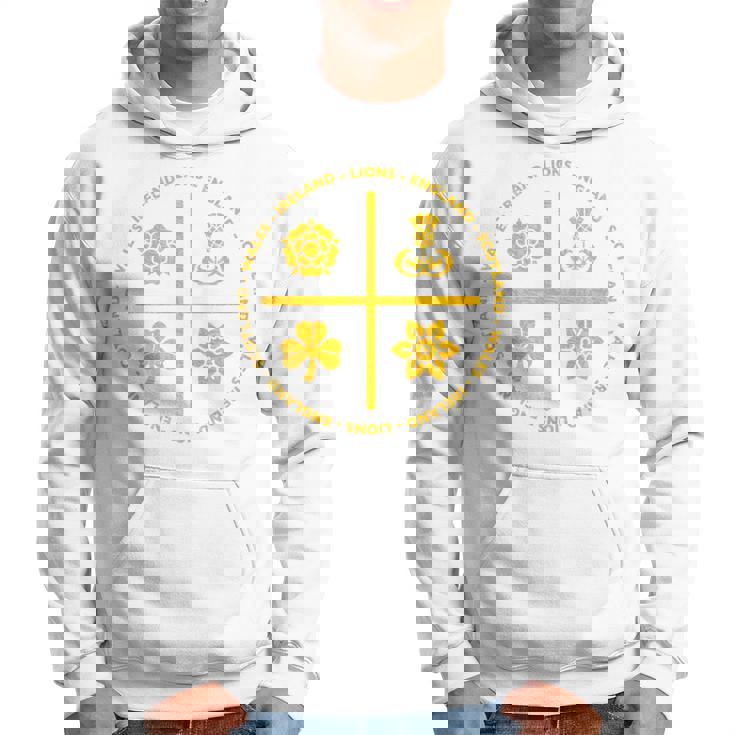 ラグビーライオンズ アイルランド イングランド ウェールズ スコットランド アイコン ゴールド パーカー