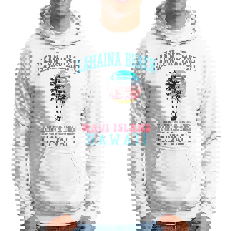 ラハイナ ビーチ マウイ ハワイ ビーチ ヤシの木 夏 ハワイアン パーカー