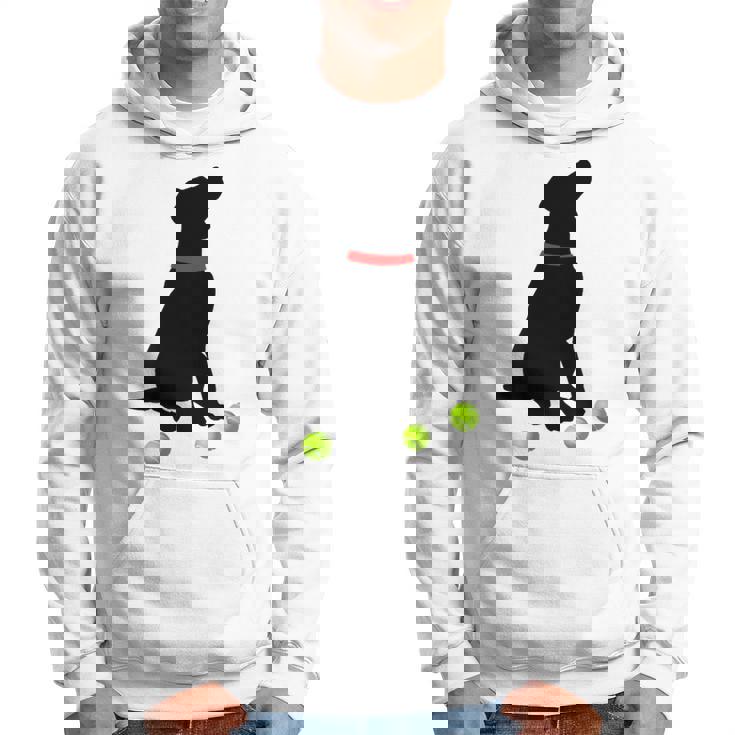 ラブラドールレトリバー 犬 イエロー ラボ テニスボール ギフト パーカー