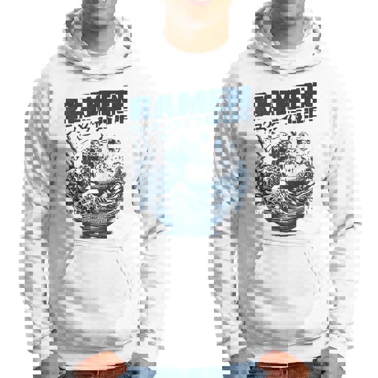 ラーメンは人生、マンガアニメオタクジャパンかわいいラーメン パーカー