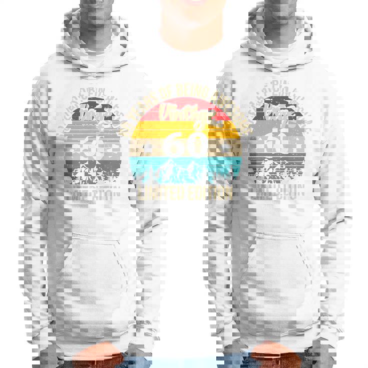 レトロ ヴィンテージ 60歳 誕生日プレゼント 60年間の素晴らしさ 長袖tシャツ パーカー