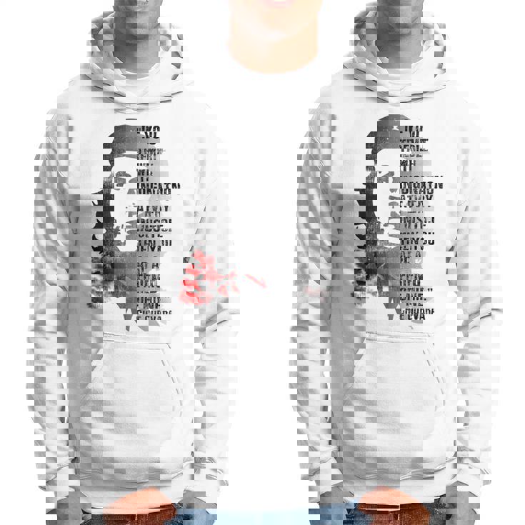 レトロなチェ・ゲバラのアドマイヤーズ革命の名言。ミーム パーカー