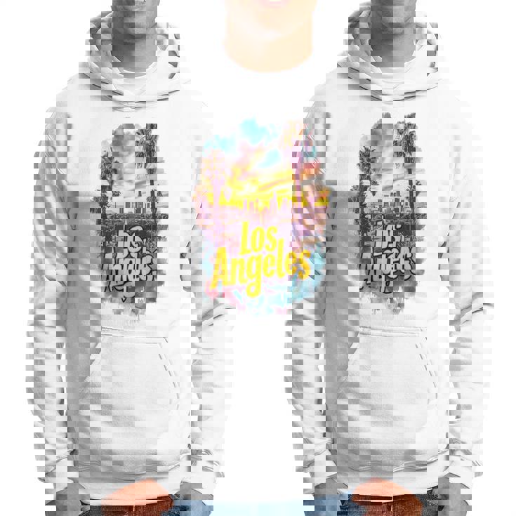 ロサンゼルス カリフォルニア サンセット スカイライン アーバン お土産 パーカー