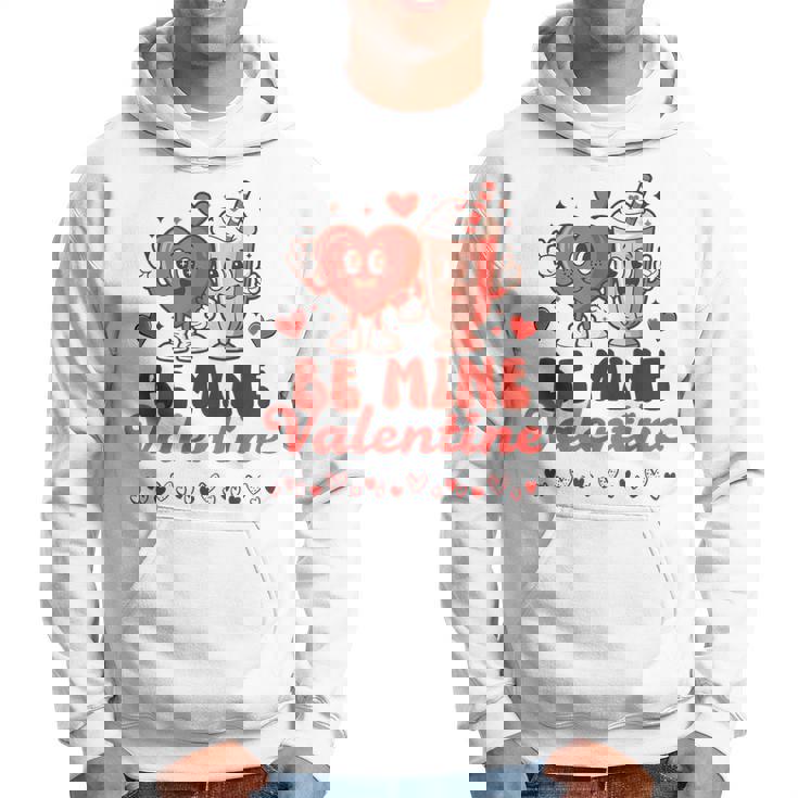 ロマンチックな手描きのスタイル バレンタインデー パーカー