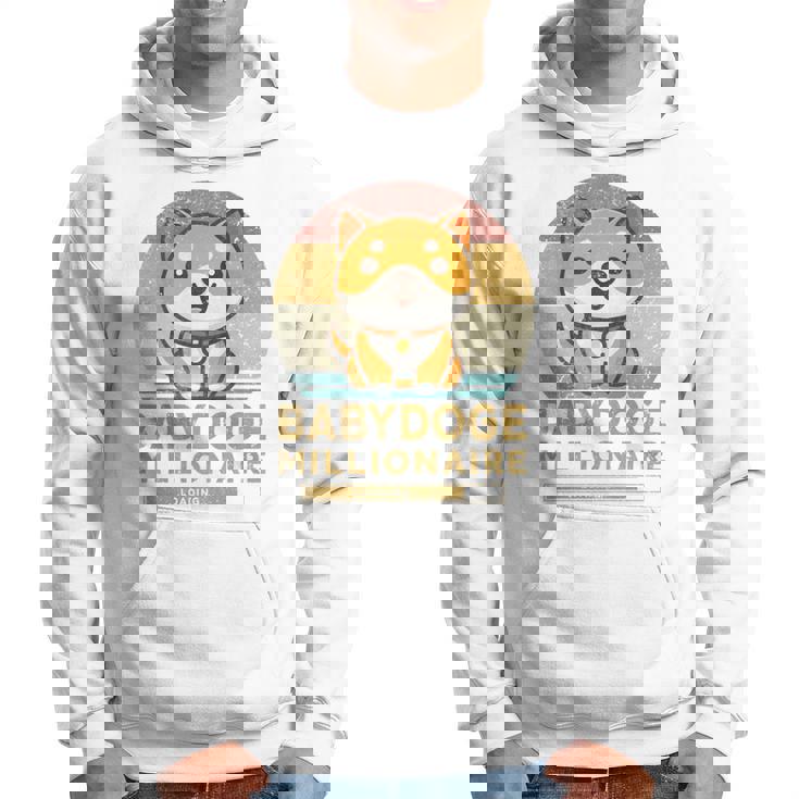 ヴィンテージ 面白い Baby Doge Millionaire Miner Baby Doge 長袖tシャツ パーカー