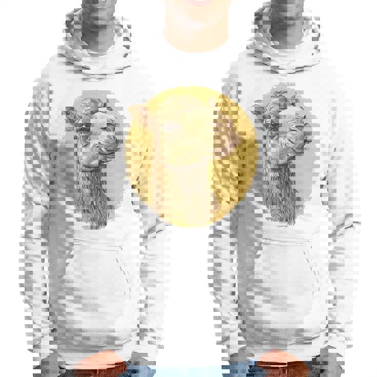 ヴィンテージラクダのイラスト 長袖tシャツ パーカー