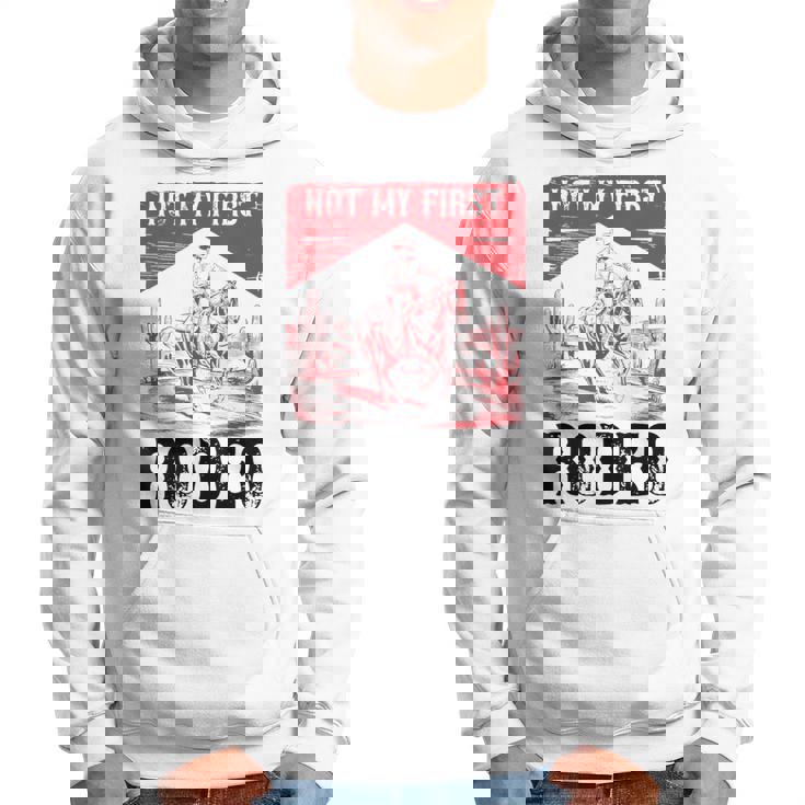 ヴィンテージ・ノット・マイ・ファースト・ロデオ、ファニー・ライディング・カウボーイ・ロデオ パーカー