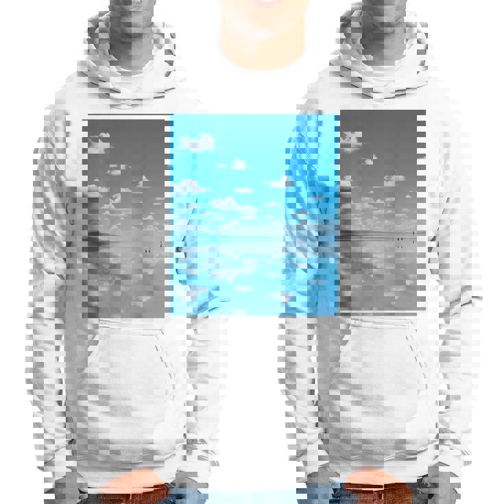 世界一美しい鏡張りの風景 パーカー