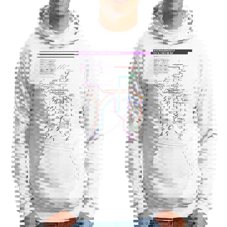 京都日本地下鉄鉄道おみやげ路線図 パーカー