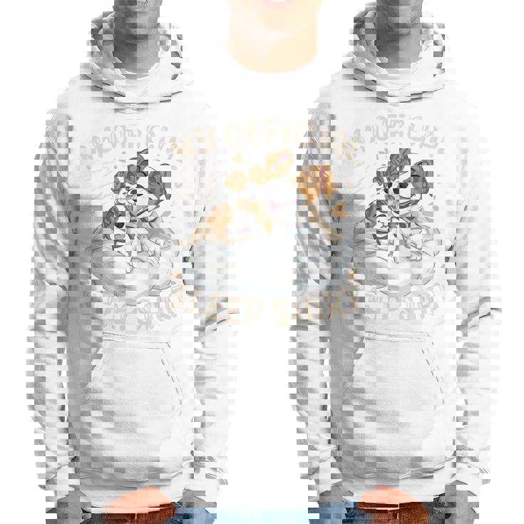 公式スリープシャツ、ジャックラッセルテリアと子犬 長袖tシャツ パーカー