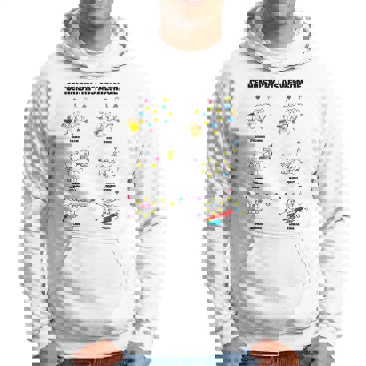 化学は素晴らしいです。面白いカワイイ化学分子 パーカー