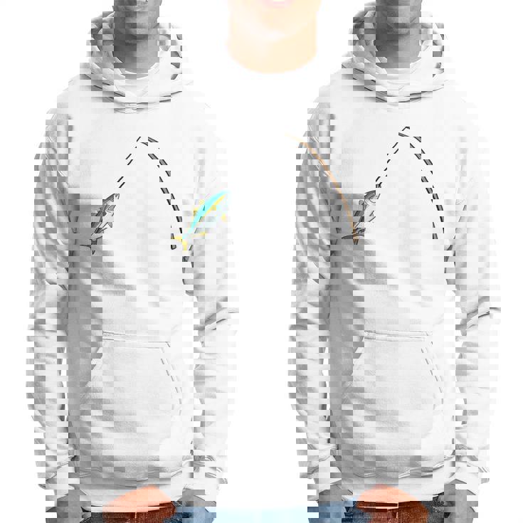 右往左往 さお うお おもしろデザイン 長袖tシャツ パーカー