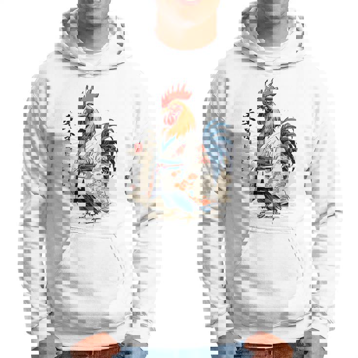 和風チキン 和風美鶏 ストリートウェア パーカー