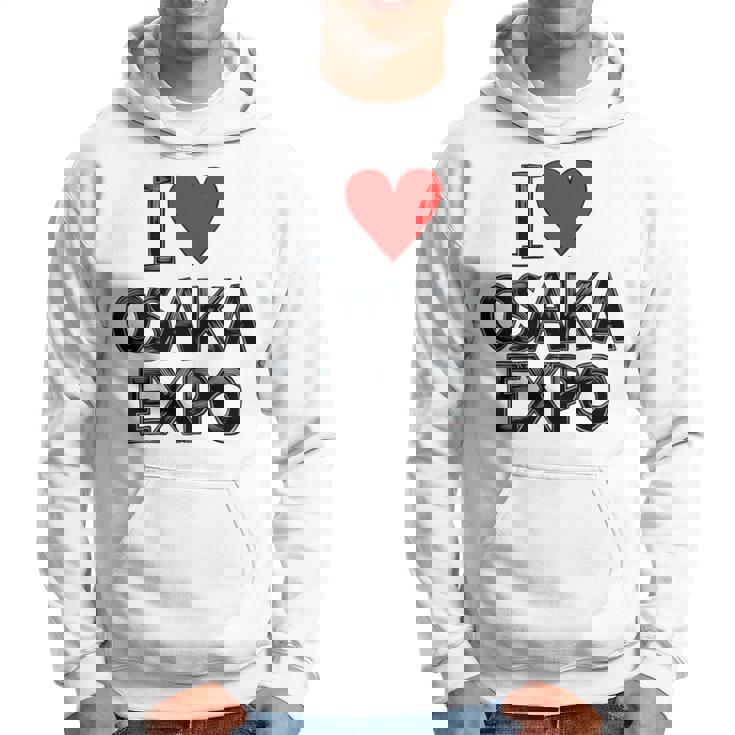 大阪万博 関西万博 記念 I Love Osaka Expo グッズ お土産 本 プレゼント メンズ レディース 長袖tシャツ パーカー