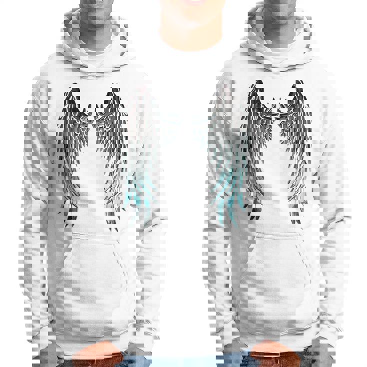 天使の羽 バックプリント パーカー