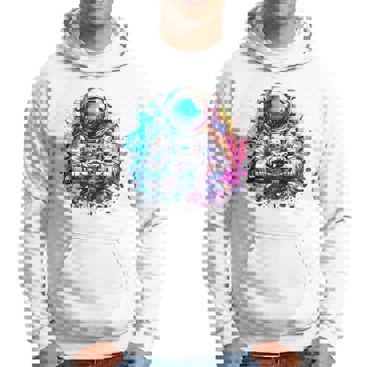 宇宙飛行士宇宙ギフト 科学ギフト 面白い宇宙ゲーマー パーカー